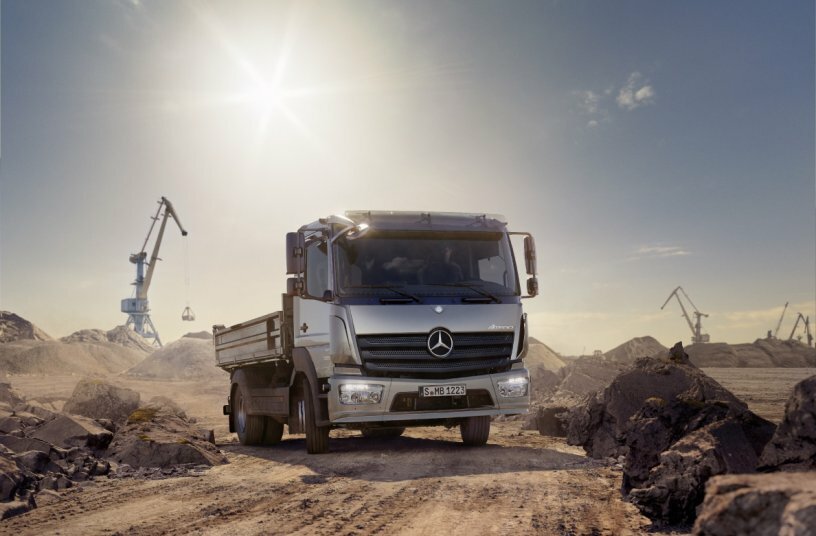 Mercedes-Benz Trucks auf der bauma 2025: Nachhaltige Fahrzeug-, Service- und Mobilitätslösungen für den Bauverkehr<br>BILDQUELLE: Daimler Truck AG