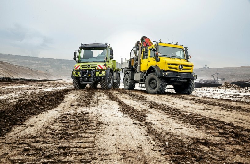 Mercedes-Benz Trucks auf der bauma 2025: Nachhaltige Fahrzeug-, Service- und Mobilitätslösungen für den Bauverkehr<br>BILDQUELLE: Daimler Truck AG
