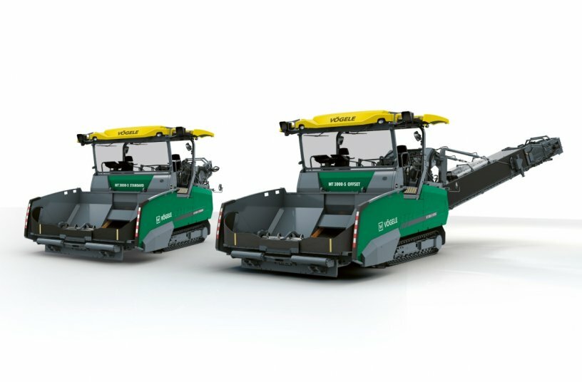 MT 3000-5 Standard and Offset: In addition to the new road pavers, Vögele has also upgraded its material feeders to Dash 5 level.<br>IMAGE SOURCE: WIRTGEN GROUP