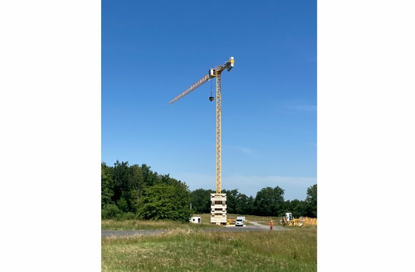 Potain MDT 99e delivers advanced lifting performance for modern urban construction<br>IMAGE SOURCE: Manitowoc