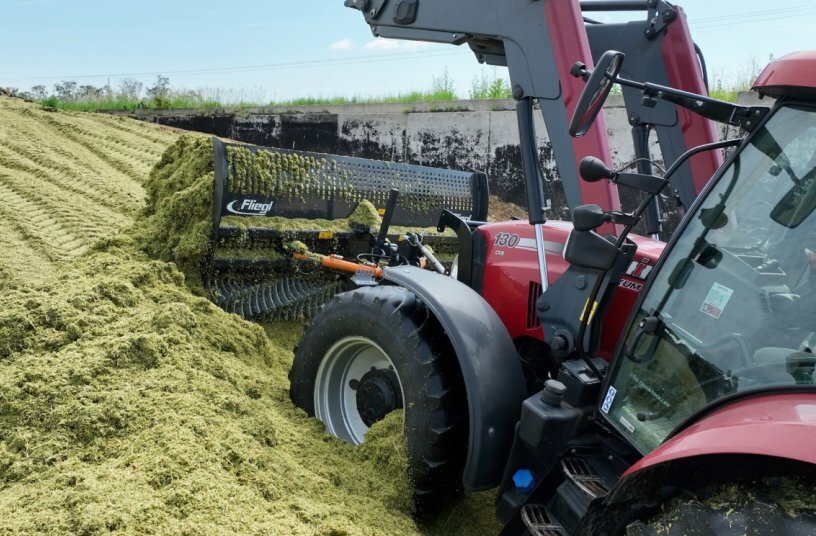 Futterverdichtung – Fliegl präsentiert das Rotorschild<br>BILDQUELLE: Fliegl Agro-Center GmbH