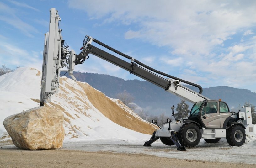 The MDS 5034 mobile diamond wire saw is equipped with igus plain bearings and energy chains.<br>IMAGE SOURCE: igus GmbH