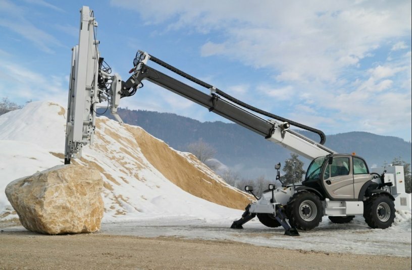 Die mobile Diamantseilsäge MDS 5034 ist mit Gleitlagern und Energieketten von igus ausgestattet.<br>BILDQUELLE: igus GmbH