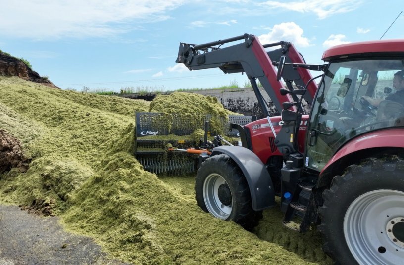 Feed compaction – Fliegl presents the rotor blade<br>IMAGE SOURCE: Fliegl Agro-Center GmbH