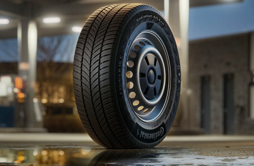 VanContact A/S Eco: Continental präsentiert ersten Ganzjahresreifen für Vans mit AAA-Label.<br>BILDQUELLE: Continental Tires