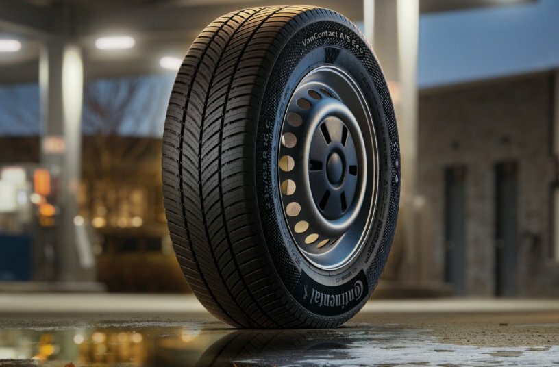 Continental sets new standards for vans with its first AAA-labeled all-season tire, the VanContact A/S Eco.<br>IMAGE SOURCE: Continental Tires