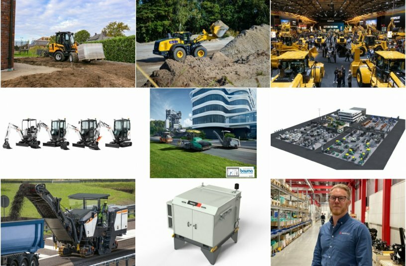 Product launches of February: part 1 (Wirtgen pavers, Bobcat excavators, Rototilt tiltrotors, and more)<br>IMAGE SOURCE: WIRTGEN GROUP, Rototilt GmbH, Doosan Bobcat EMEA, Metso, Komatsu, Schäffer Maschinenfabrik GmbH, Caterpillar