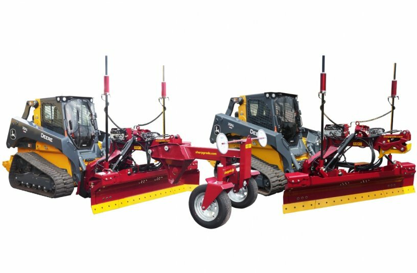 SharpGrade GS130 mit und ohne Räder<br>BILDQUELLE: SharpGrade International