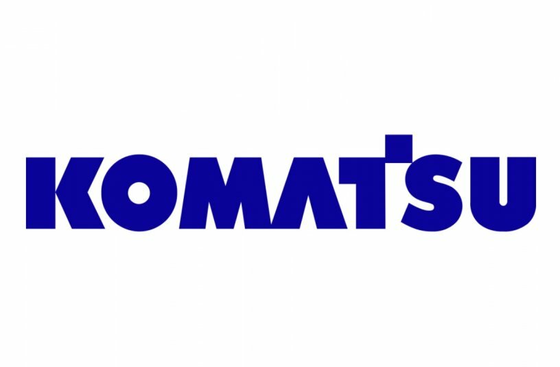 Komatsu logo<br>IMAGE SOURCE: Komatsu