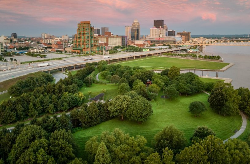 Waterfront Park, Louisville, Kentucky<br>IMAGE SOURCE: Rehlko