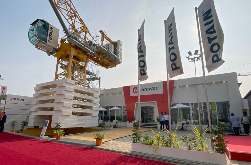 Excon 2023: Potain MCH 175 reflects growing demand for high-tech cranes in India<br>IMAGE SOURCE: Manitowoc