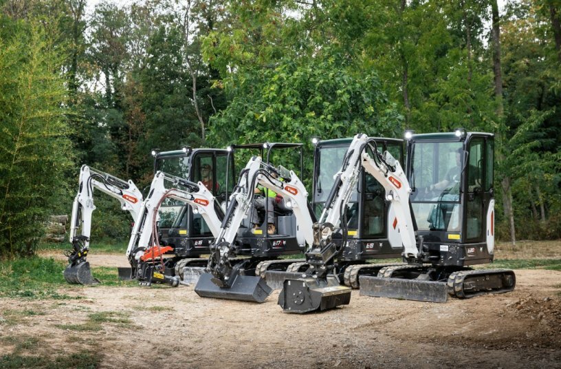 Bobcat 1-2 t Mini Excavators<br>IMAGE SOURCE: Bobcat
