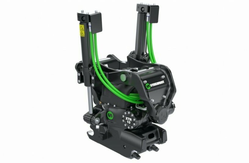 Steelwrist will present the XTR10 tiltrotator at CONEXPO-CON/AGG 2026, continuing the expansion of the third generation (XTR) tiltrotator series.<br>IMAGE SOURCE: Steelwrist AB