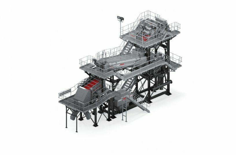 The AggreScrub™ P80 is a high‑performance wet processing solution engineered for construction and demolition waste, excavation material and aggregate applications.<br>IMAGE SOURCE: Terex Washing Systems
