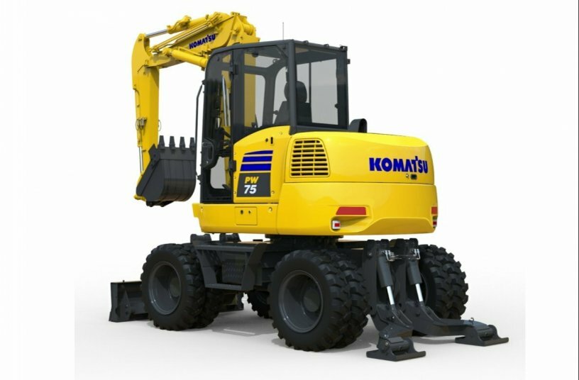 Komatsu presents its all-new 7,5-tonne midi wheeled excavator at bauma 2025<br>IMAGE SOURCE: Komatsu Europe International N.V.