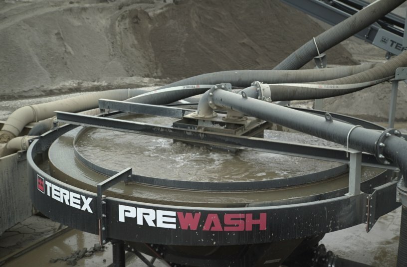 Terex Washing Systems Pre-Wash System provides the first stage of washing for material that has a high silt content<br>IMAGE SOURCE: Terex Washing Systems