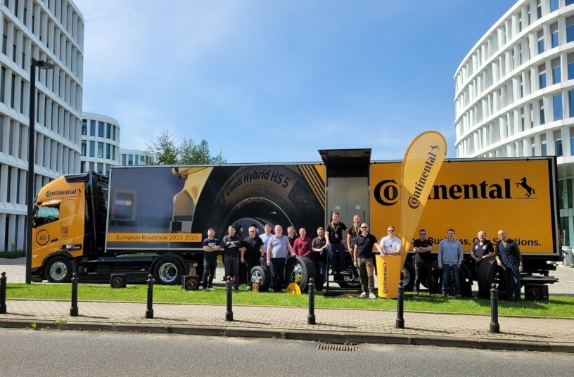 Teamwork – the ContiEuropeanRoadshow brings together Continental employees from many European countries.<br>IMAGE SOURCE: Continental Reifen Deutschland GmbH