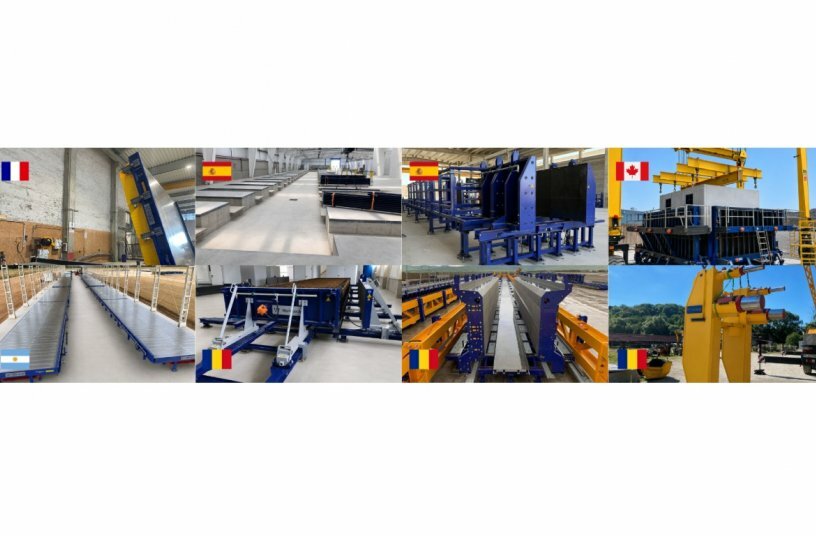 Moldtech Coordinates Nine Precast Concrete Installations Across Six Countries and Three Continents