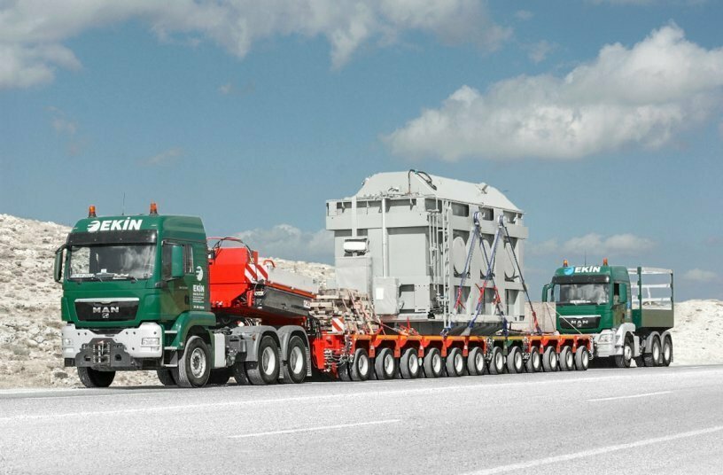 Von Baufahrzeugen, großen Bauteilen bis hin zu Transformatoren. Dank der modularen Bauweise des K25 lässt sich das System flexibel anpassen.<br>BILDQUELLE: TII Group