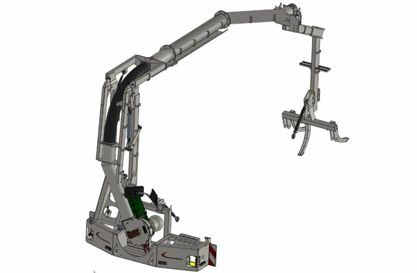 Fliegl Agrartechnik GmbH presents the Tele front suction arm<br>IMAGE SOURCE: Fliegl Agrartechnik GmbH