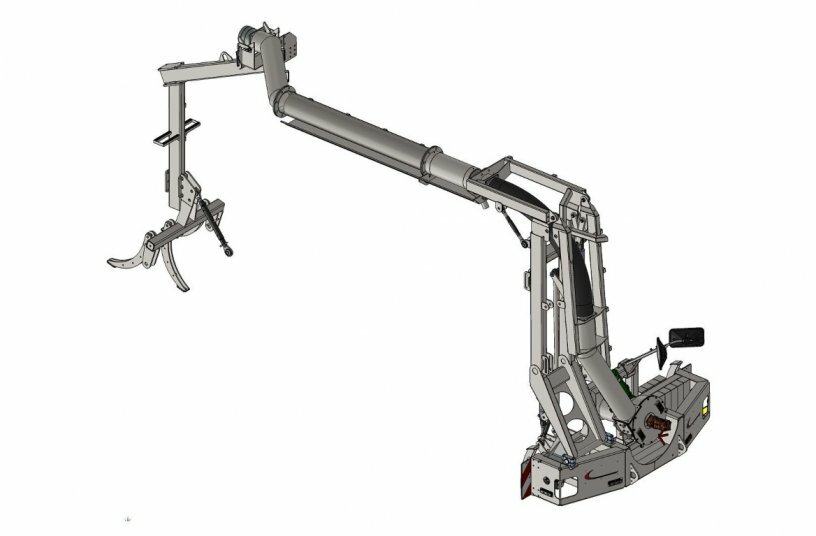 Fliegl Agrartechnik GmbH presents the Tele front suction arm<br>IMAGE SOURCE: Fliegl Agrartechnik GmbH