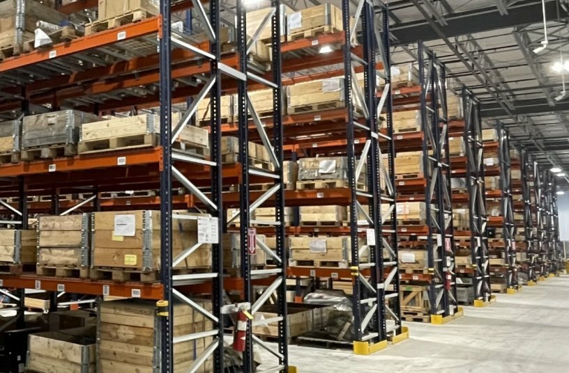 The new Terex Louisville Parts facility includes a 134,000 square-foot warehouse to improve operational efficiency and quicker response times for customers across North America.<br>IMAGE SOURCE: Terex MP