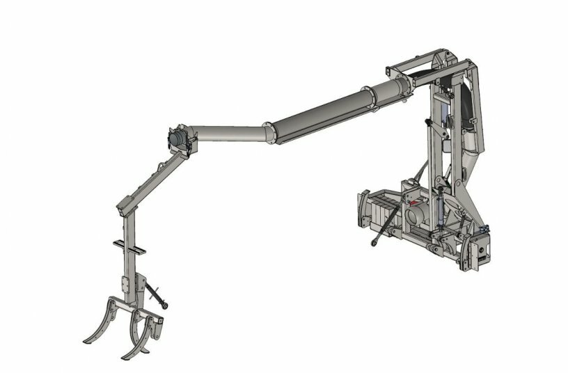 Fliegl Agrartechnik GmbH presents the Tele front suction arm<br>IMAGE SOURCE: Fliegl Agrartechnik GmbH