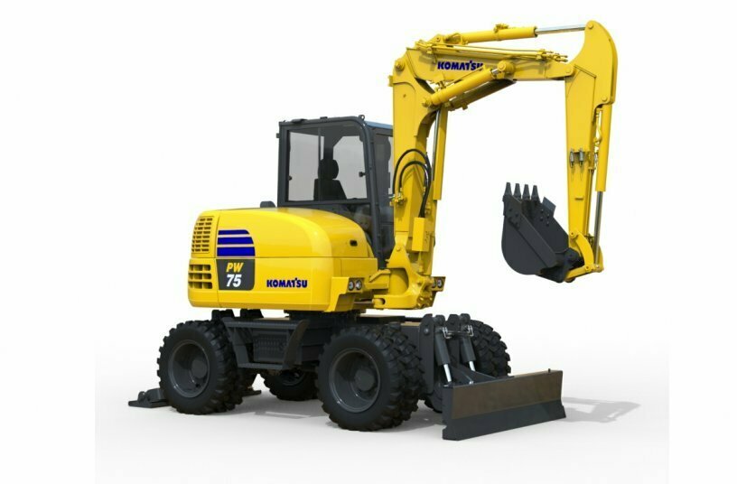 Komatsu presents its all-new 7,5-tonne midi wheeled excavator at bauma 2025<br>IMAGE SOURCE: Komatsu Europe International N.V.