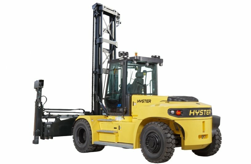 New Hyster® Battery Electric Empty Container Handler Helps Decarbonise Fleets<br>IMAGE SOURCE: Hyster