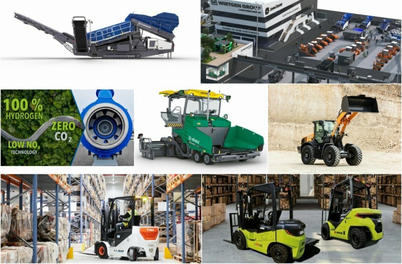 Product launches of March: part 1 (Hamm rollers, Kleemann screeners, Clark forklifts, and more)<br>IMAGE SOURCE: WIRTGEN GROUP, CLARK Europe GmbH, Doosan Bobcat EMEA, CASE
