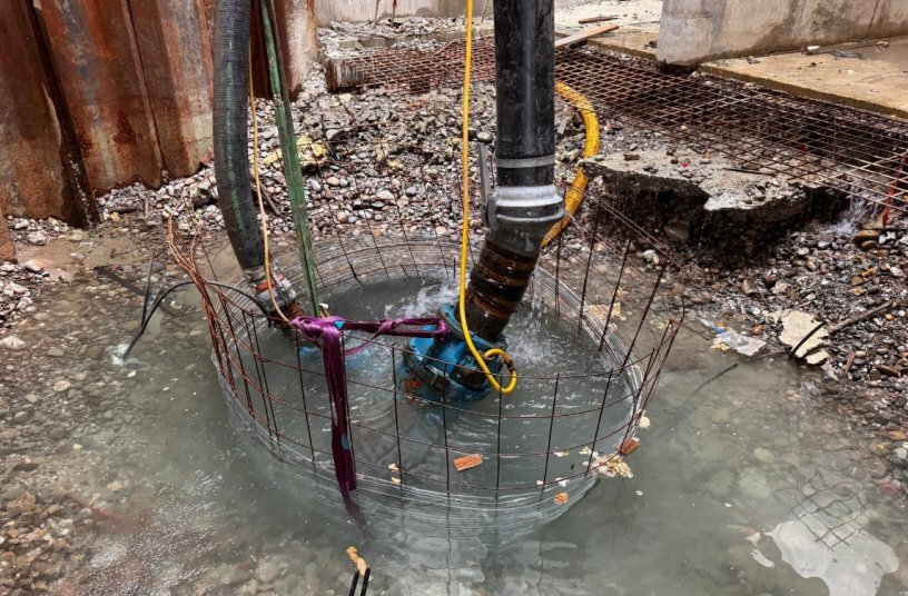 Construction sites in the summer<br>IMAGE SOURCE: Tsurumi (Europe) GmbH