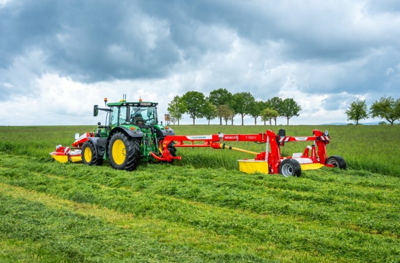 Freshly updated: The NOVACAT T trailed mower from Pöttinger 