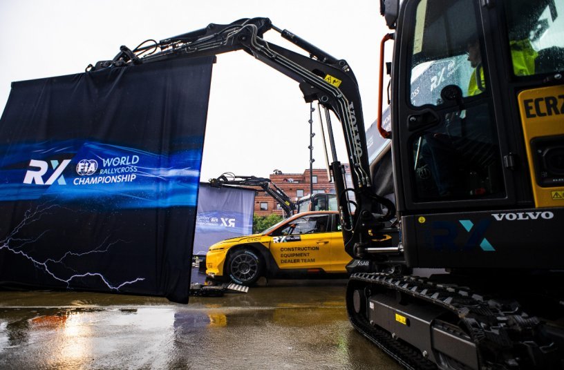 FIA World RX electric era takes off with Volvo Construction Equipment as Official Track Building Partner