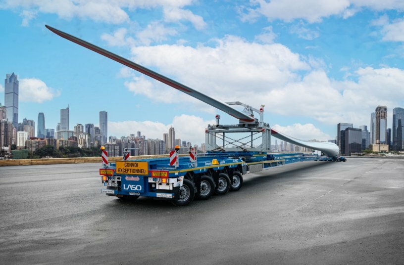 Nooteboom Super Wing Carrier XL (SWC-XL) LASO Transportes from Portugal<br>IMAGE SOURCE: Nooteboom Trailers B.V.