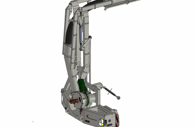 Fliegl Agrartechnik GmbH presents the Tele front suction arm<br>IMAGE SOURCE: Fliegl Agrartechnik GmbH