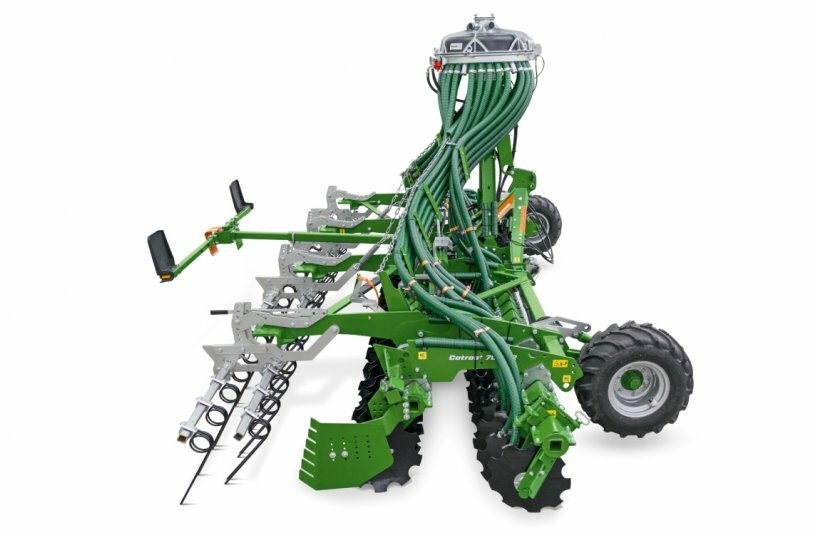 Catros + 6003-2 pro with double harrow<br>IMAGE SOURCE: AMAZONEN-WERKE H. DREYER SE & Co. KG