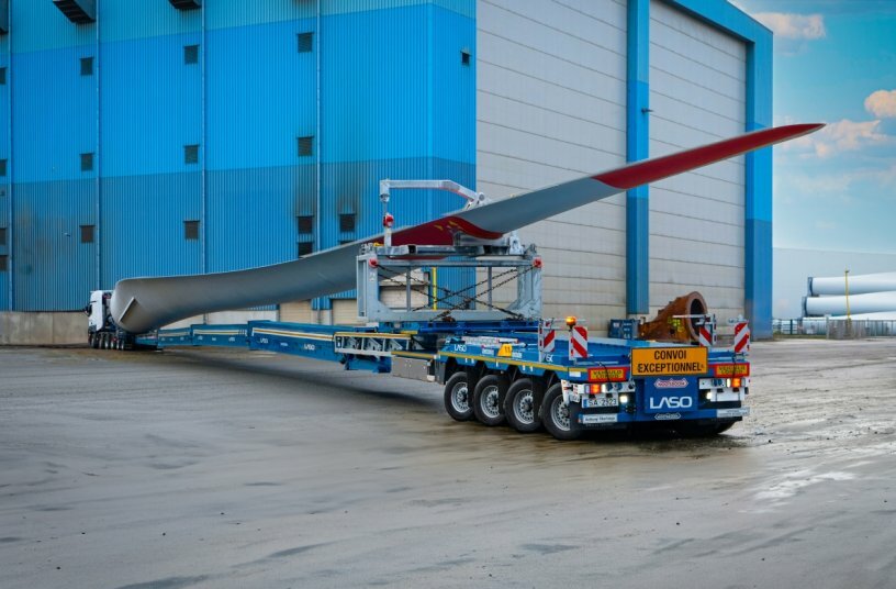 Nooteboom Super Wing Carrier XL (SWC-XL) LASO Transportes from Portugal<br>IMAGE SOURCE: Nooteboom Trailers B.V.