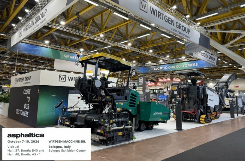 The Wirtgen Group presents three market premières at Asphaltica 2026