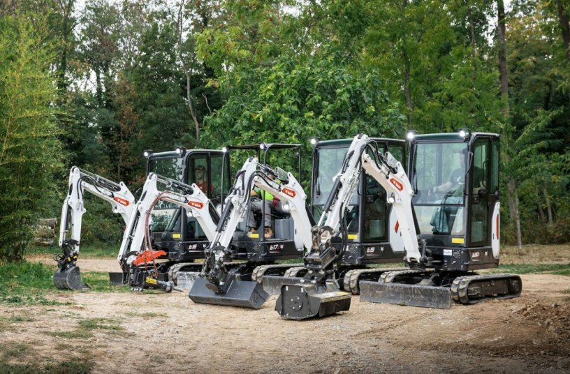 New Bobcat 1-2t Mini Excavators<br>IMAGE SOURCE: DOOSAN BOBCAT EMEA