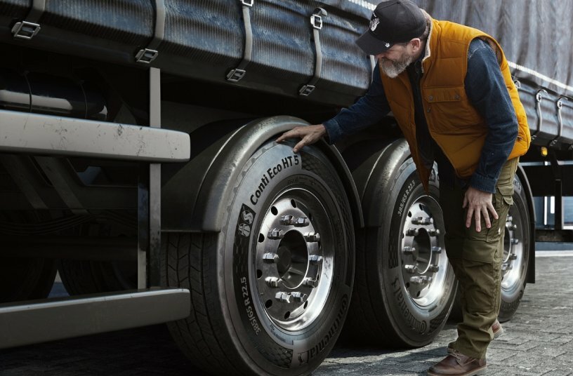 New Conti Eco HT 5 trailer tire: Completing fifth-generation Conti Eco portfolio for freight transport.<br>IMAGE SOURCE: Continental