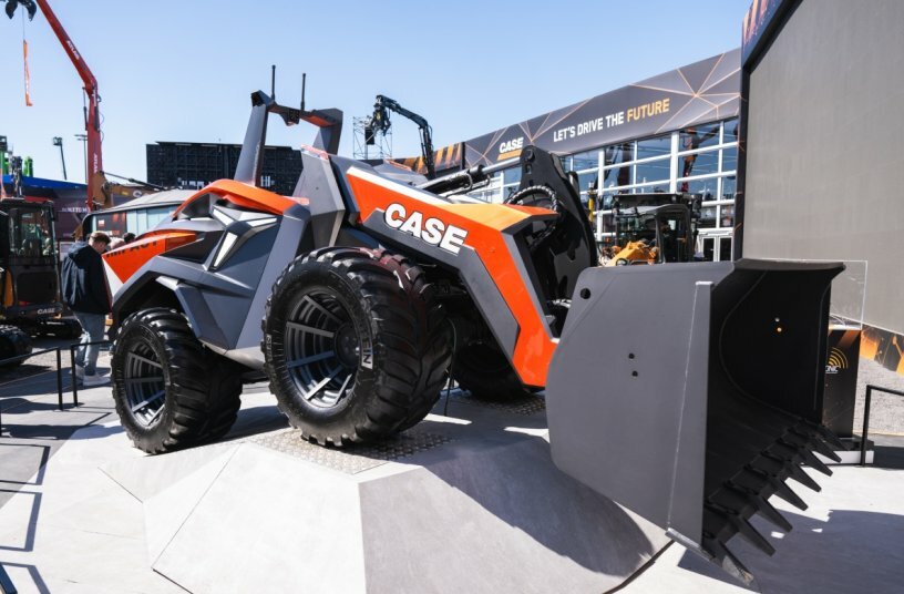 CASE Construction Equipment stellt Impact vor: Ein kompaktes Radladerkonzept auf der Bauma 2025<br>BILDQUELLE: CASE
