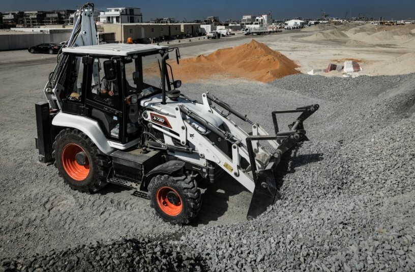 Bobcat Brings AutoShift and Comfort Upgrades to B730 M-Series Backhoe Loader<br>IMAGE SOURCE: Bobcat