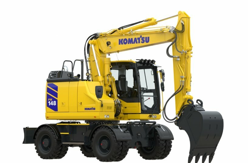 Komatsu PW148-11<br>IMAGE SOURCE: Komatsu