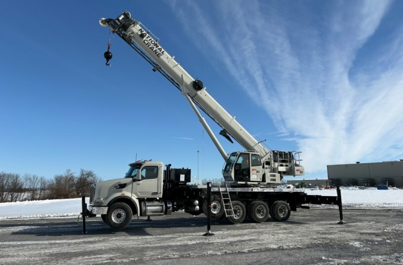 National Crane launches NTC80 boom truck at CONEXPO 2026 to meet demand for higher-capacity, roadable lifting<br>IMAGE SOURCE: Manitowoc