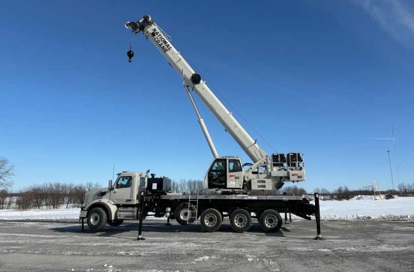 National Crane launches NTC80 boom truck at CONEXPO 2026 to meet demand for higher-capacity, roadable lifting<br>IMAGE SOURCE: Manitowoc
