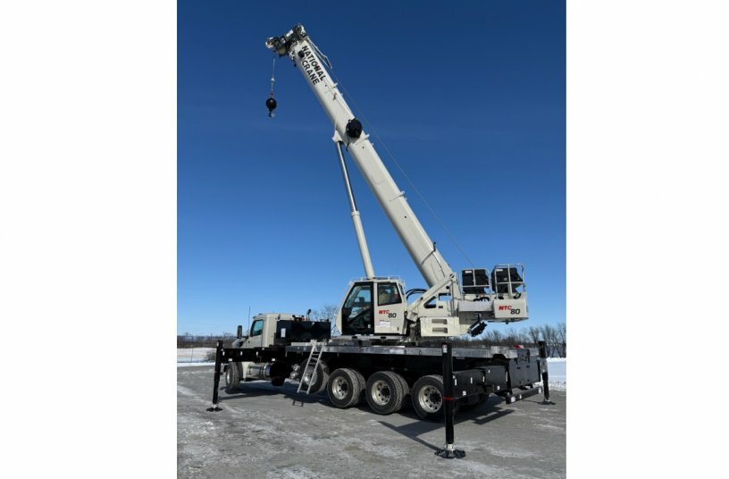 National Crane launches NTC80 boom truck at CONEXPO 2026 to meet demand for higher-capacity, roadable lifting<br>IMAGE SOURCE: Manitowoc
