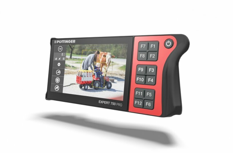 EXPERT 750: New Pöttinger ISOBUS control terminal<br>IMAGE SOURCE: PÖTTINGER Landtechnik GmbH