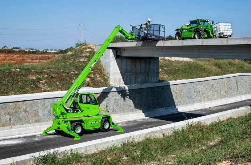 Merlo, the new ROTO ready to conquer Bauma, the world´s largest trade fair for construction machinery and building materials<br>IMAGE SOURCE: Merlo Deutschland GmbH