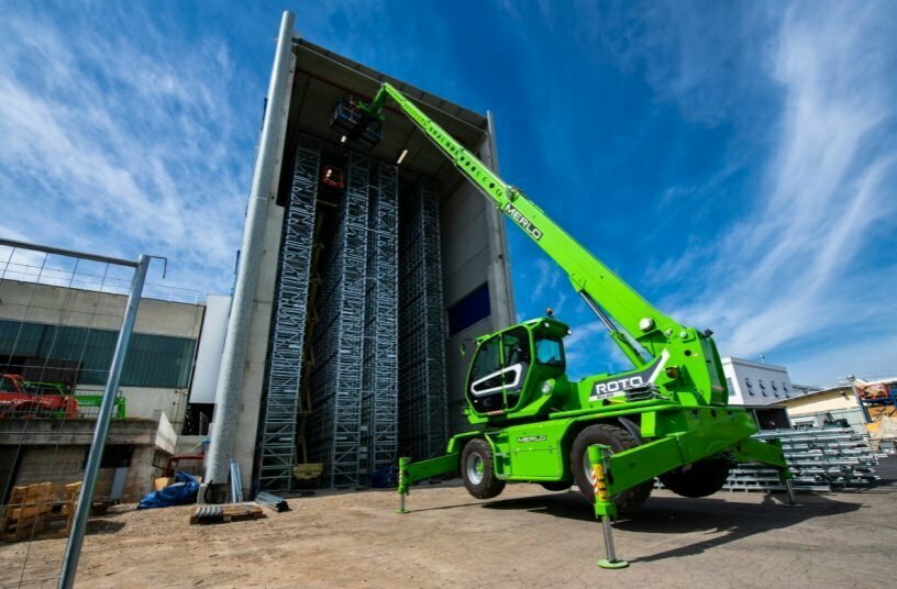 Merlo, the new ROTO ready to conquer Bauma, the world´s largest trade fair for construction machinery and building materials<br>IMAGE SOURCE: Merlo Deutschland GmbH