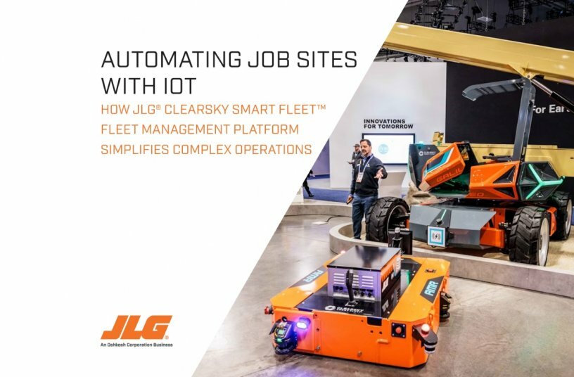 Automating Job Sites<br>IMAGE SOURCE: JLG